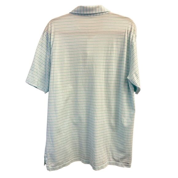 Peter Millar Men's Polo Shirt Golf Club Embroidery size L Stretch - Picture 2 of 8